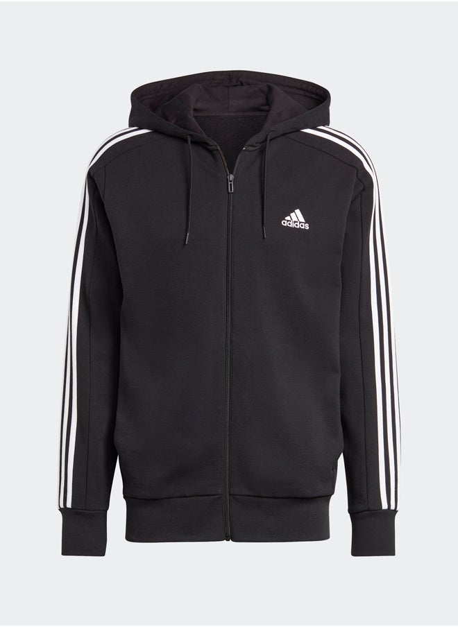 Essentials French Terry 3-Stripes Full-Zip