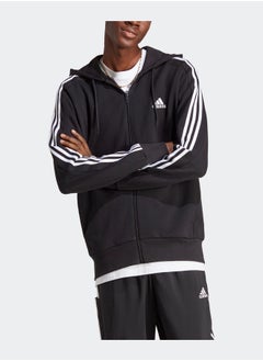 Adidas أساسيات French Terry 3-Stripes بسحاب كامل  - Image 4