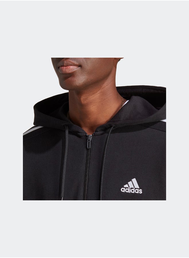 Essentials French Terry 3-Stripes Full-Zip
