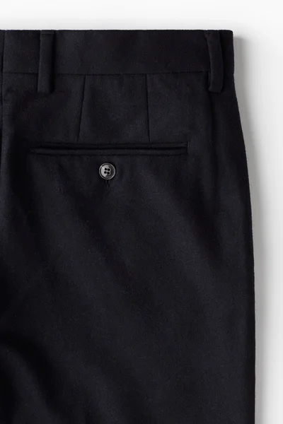H&M Slim Fit Wool-Blend Trousers