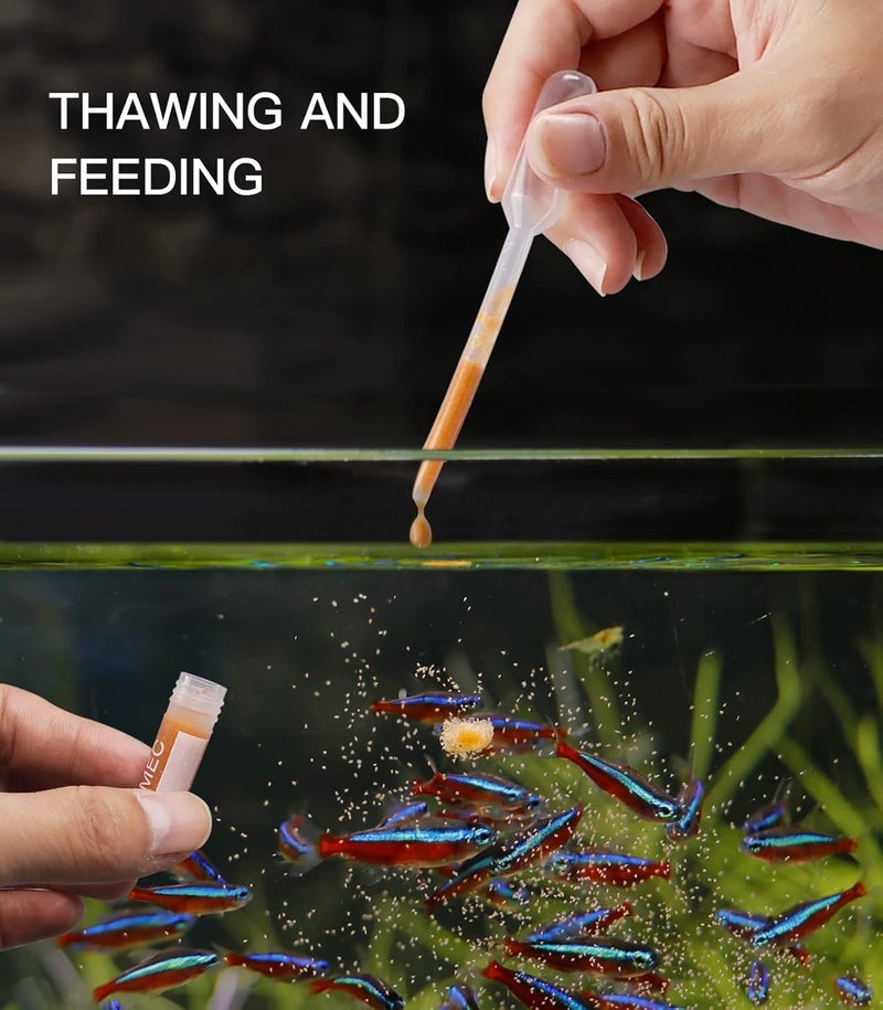 Clscea Aquarium Baby Brine Shrimp Dispense Storage Container Collection Tubes Kit for Brine Shrimp Hatchery 50 x 1.8 ml - Image 3
