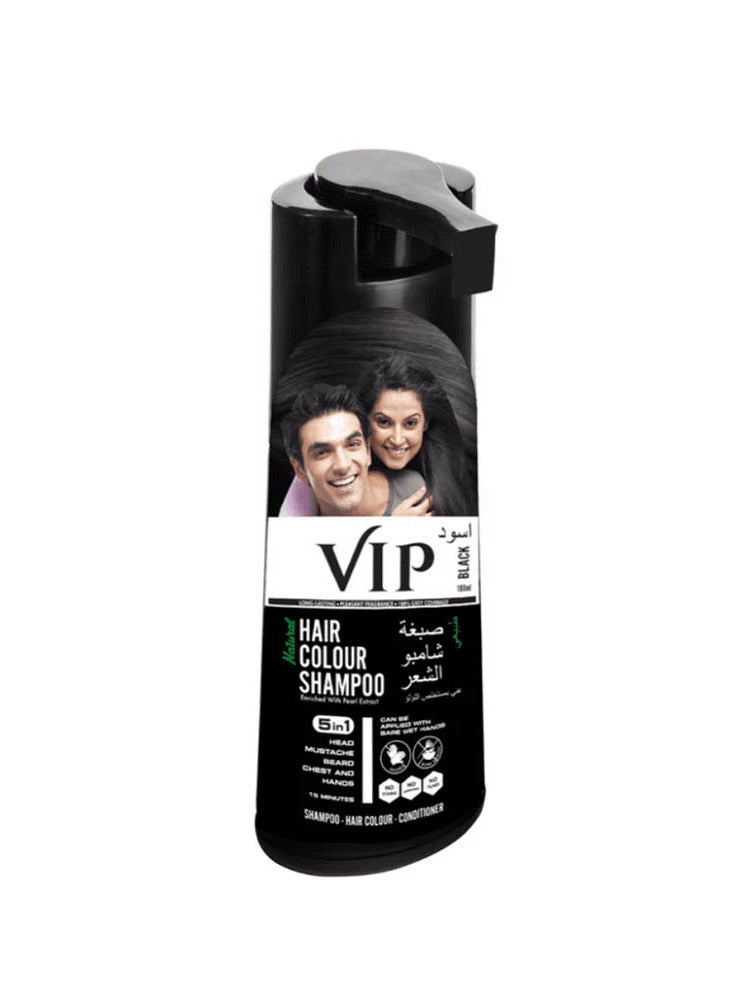VIP Black Hair Color Shampoo with Pearl Extract - Image 2