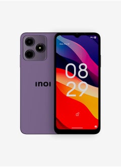 INOI A34 Adventure 6.5”, 4G LTE, HD+, 3GB +9GB Memory Fusion + 128GB, Octacore 1.6GHz, 13MP + 2MP Dual Camera, Deep Purple, Middle East Version, 777 days of warranty  - Image 1