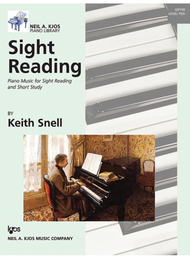 Sight Reading: Piano Music for Sight Reading and Short Study, Level 10 