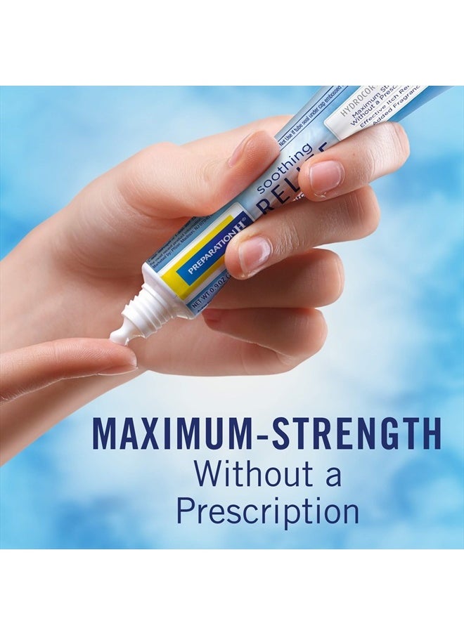 Preparation H Soothing Relief Anti Itch Cream, 1% Hydrocortisone Cream for Butt Itch Relief - 0.9 Oz Tube  - Image 5