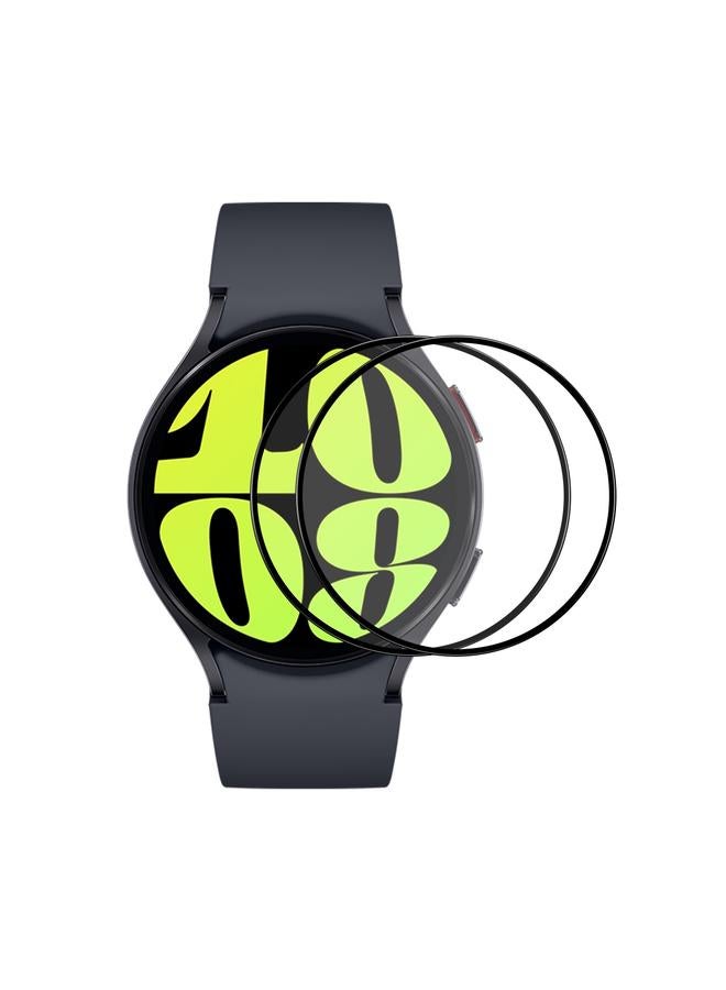 erorex For Samsung Galaxy Watch6 / Watch7 44Mm 2Pcs Silk Print Full Glue Coverage High Aluminum-Silicon Screen Protector Watch Film - Image 1