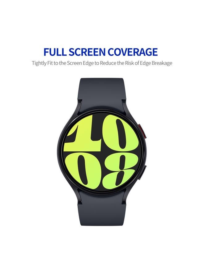 erorex For Samsung Galaxy Watch6 / Watch7 44Mm 2Pcs Silk Print Full Glue Coverage High Aluminum-Silicon Screen Protector Watch Film - Image 2