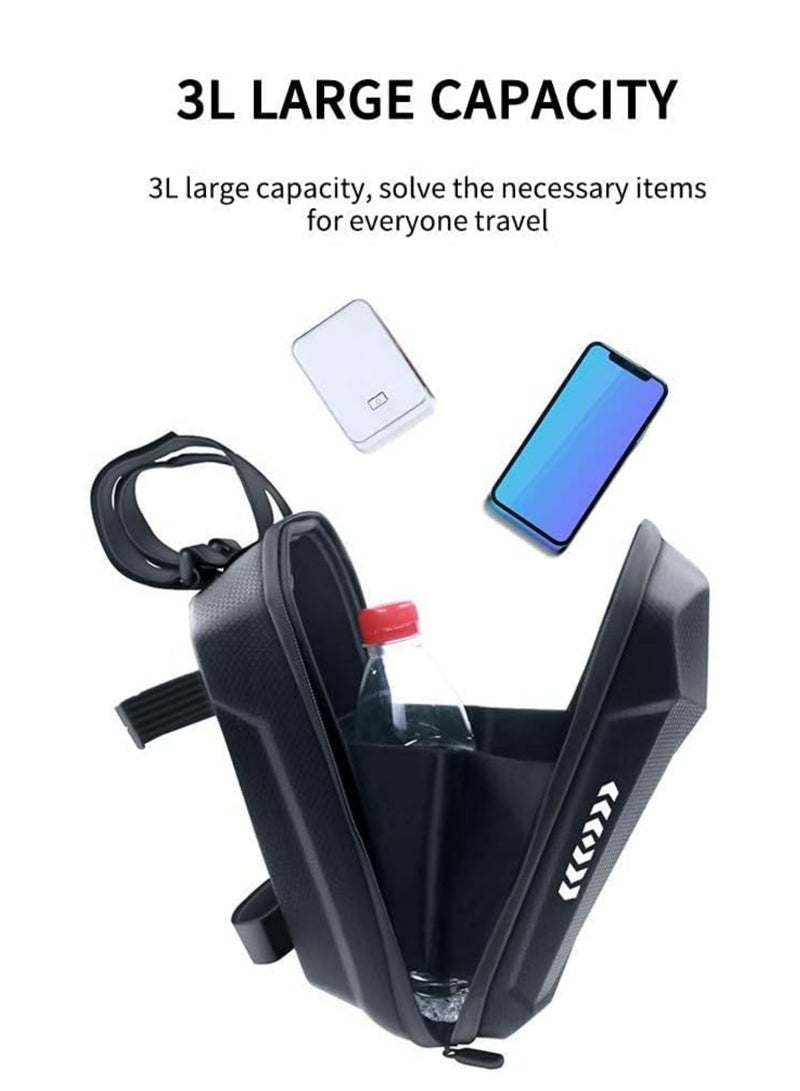 روك بو حقيبة تخزين سكوتر كهربائية أمامية معلقة حقيبة تخزين سكوتر مقود حقيبة متوافقة مع Xiaomi M365 مقاومة للماء EVA لحمل أدوات إصلاح أدوات الشاحن - Image 3