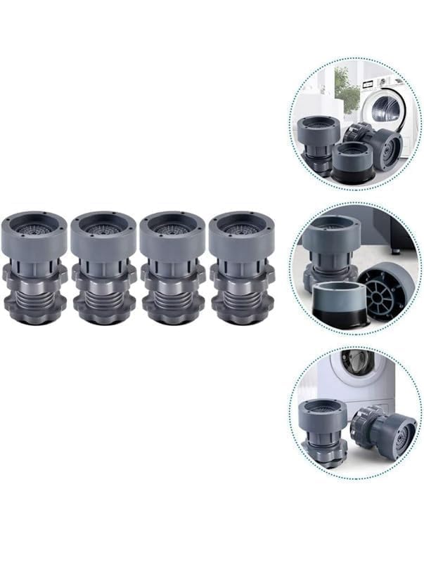 Stewit Refrigerator Stand, Washing Machine Stand,Height Adjustment Feet for Refrigerators, Fridge Stands for Single Door and Double Door with Anti-Slip Rubber (Pack of 4) (Adjustment Feet) - Image 3