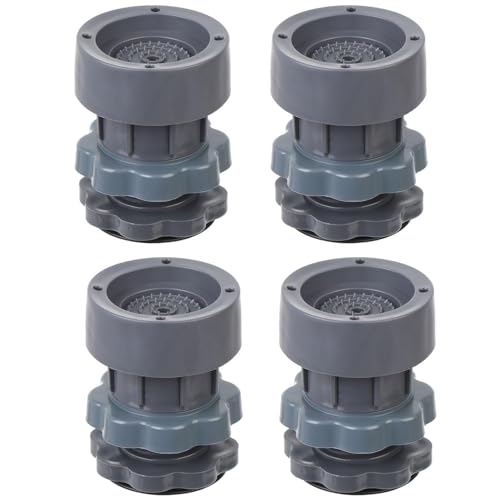 Stewit Refrigerator Stand, Washing Machine Stand,Height Adjustment Feet for Refrigerators, Fridge Stands for Single Door and Double Door with Anti-Slip Rubber (Pack of 4) (Adjustment Feet) - Image 1