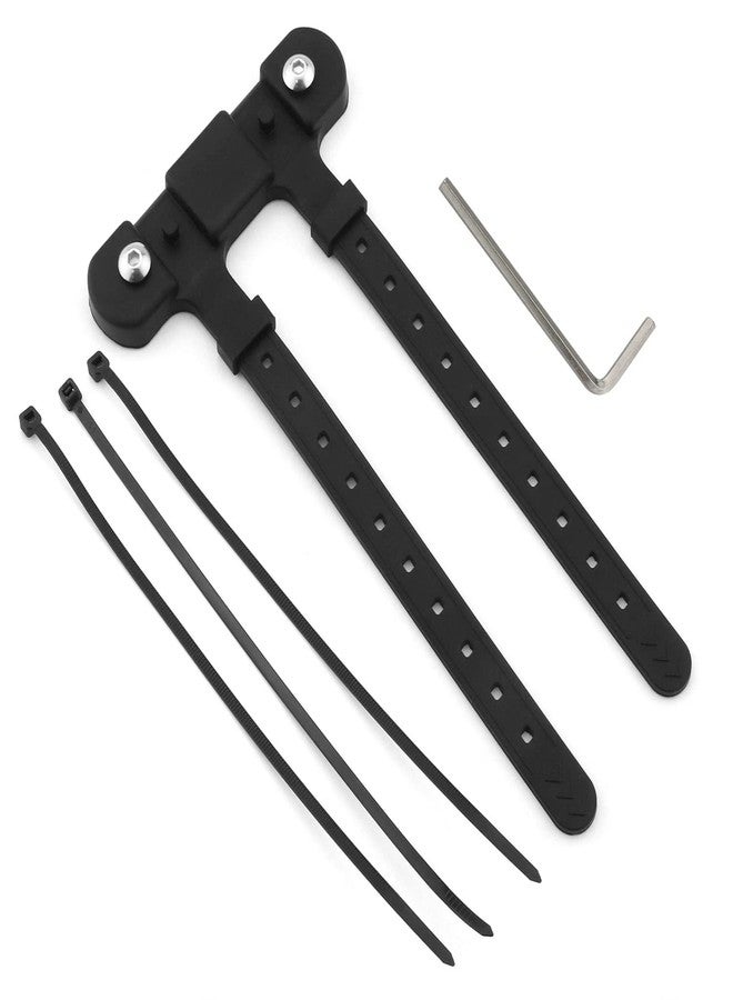 DGHAOP Bike Bottle Cage Mounting Base Black Tup Non-Hole Mounting Clip with Screw Wrench MTB Bike Kettle Stand Base Widely Use On Handlebar/Seatpost Tube/Frame - Image 1