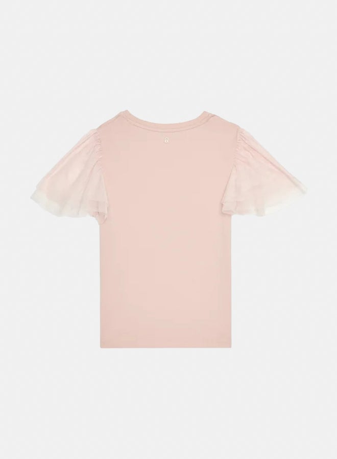 Benetton Ruffle Sleeve T-shirt  - Image 2