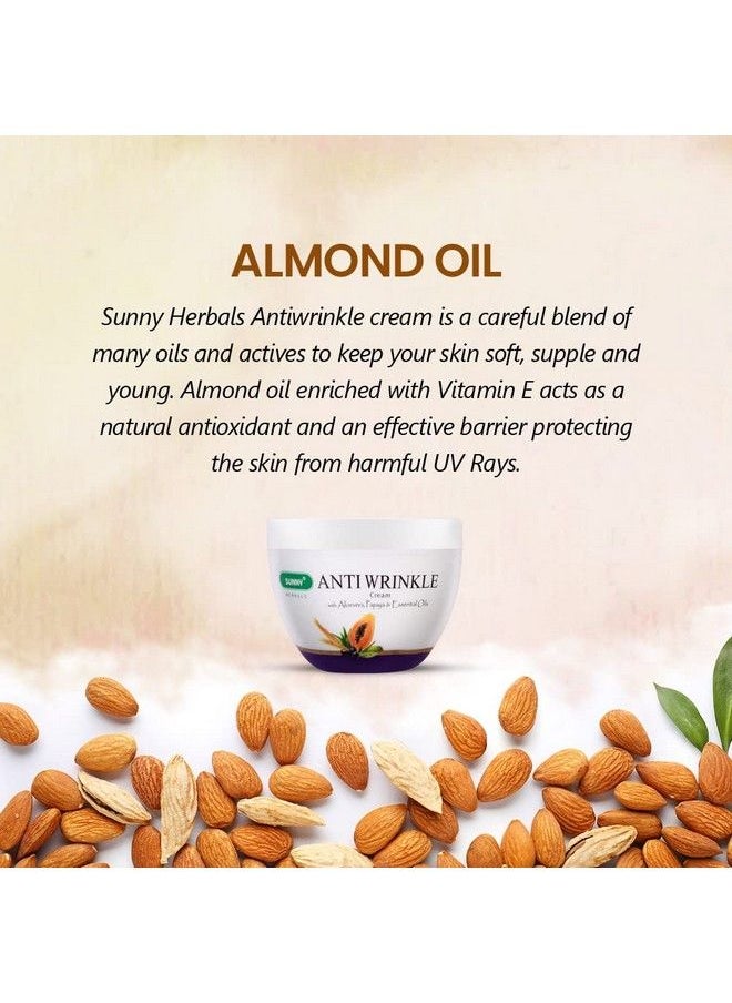 Sunny Anti Wrinkle Cream Blend Of Vitamins Essential Oils & Herbal Extracts ; Maintains Skin Elasticity ; Deep Skin Hydration ; Keep Skin Toned & Supple ; 50Gm (Pack Of 2)  - Image 3