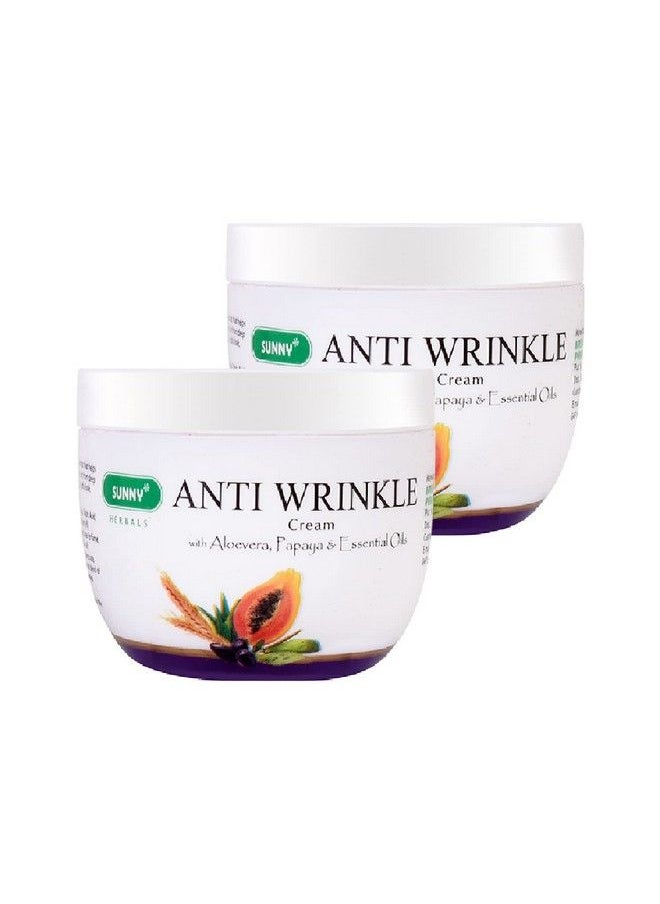 Sunny Anti Wrinkle Cream Blend Of Vitamins Essential Oils & Herbal Extracts ; Maintains Skin Elasticity ; Deep Skin Hydration ; Keep Skin Toned & Supple ; 50Gm (Pack Of 2)  - Image 2