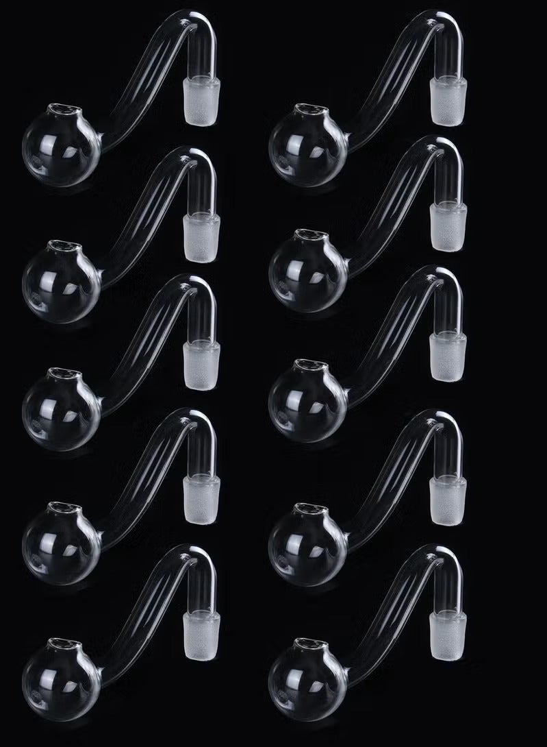 10 Piece 10mm Clear Glass Fountain Inflow Pipe Aquarium Filter Tubing For Aquarium Planted Fish Tank