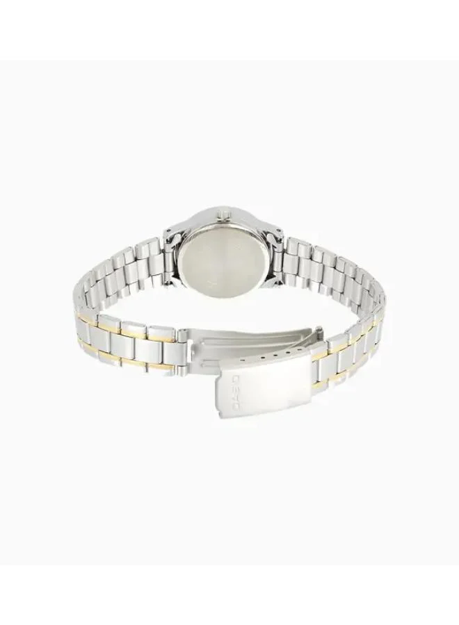 كاسيو Women's Analog Display Watch With Silver Stainless Steel Strap - LTP-V002SG-9A