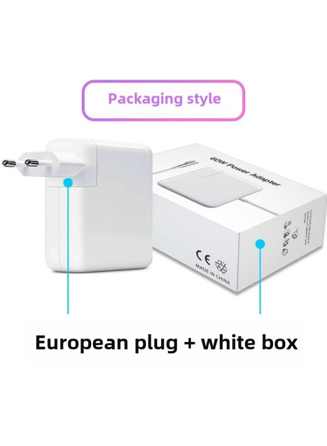 Laptop Power Adapter 45w 60w 85w Pd Fast Charging 30w 61w 87w 96w Charger-Color:European Standard + White Card Carton Packaging-Specifications:PD 87W +2m Fast Charging Line - Image 1