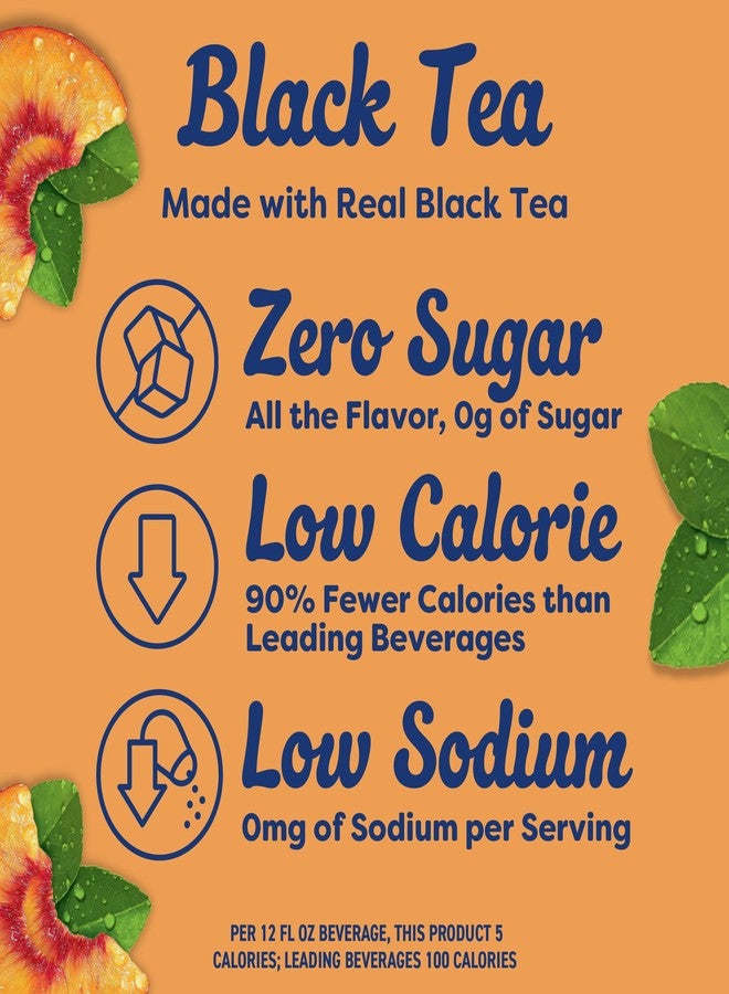 Crystal Light Drink Mix, 6 Pitcher Packets, for Flavorful Hydration and Shareable Refreshment, Peach Iced Tea artificial flavor, Made with Black Tea, 1.5 oz - Image 5