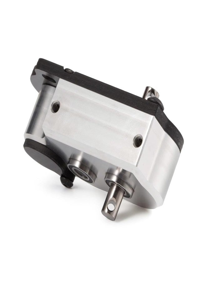 CobraCrawler NOD Transmission Tiny LCG Gearbox,LCG Transmission,Machined Ultralight LCG Transmission Tiny Gearbox with Slidable Shim for Straight Axle Axial AR44 AR45 Enduro Vanquish F9 F10 (Silver) - Image 4