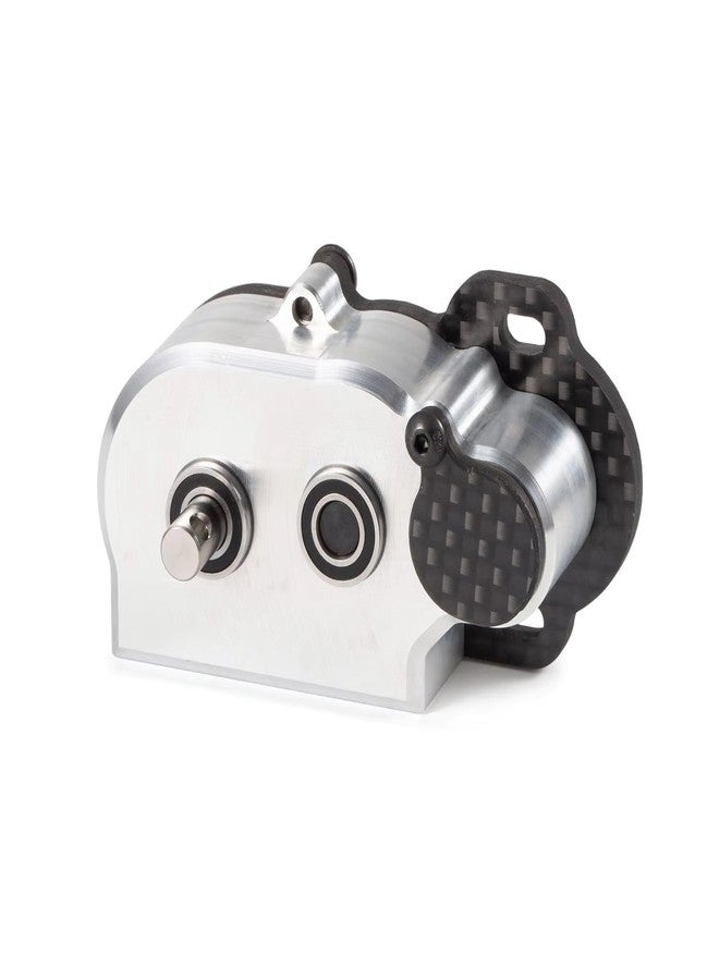 CobraCrawler NOD Transmission Tiny LCG Gearbox,LCG Transmission,Machined Ultralight LCG Transmission Tiny Gearbox with Slidable Shim for Straight Axle Axial AR44 AR45 Enduro Vanquish F9 F10 (Silver) - Image 2