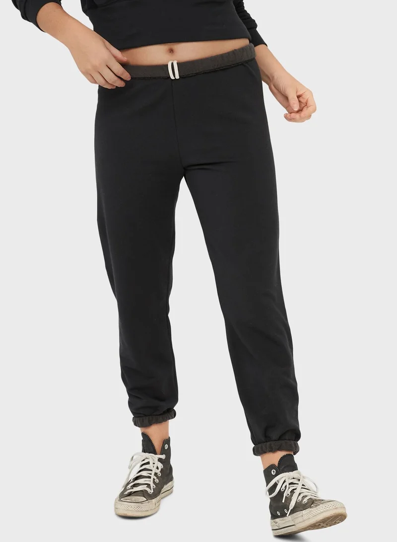 Aerie High Waist Cuffed Sweatpants