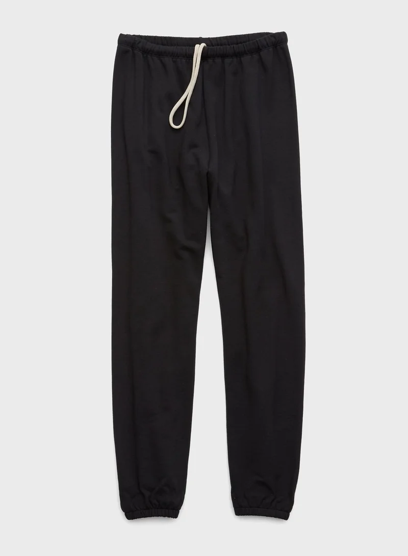 Aerie High Waist Cuffed Sweatpants