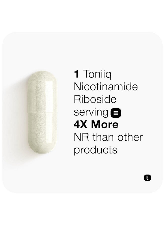 Toniiq Nicotinamide Riboside 1000 mg - High-Potency NR Supplement & NAD Supplement - Stabilized NRHM Formula - 60 Vegan Capsules - Third-Party Tested - Image 4