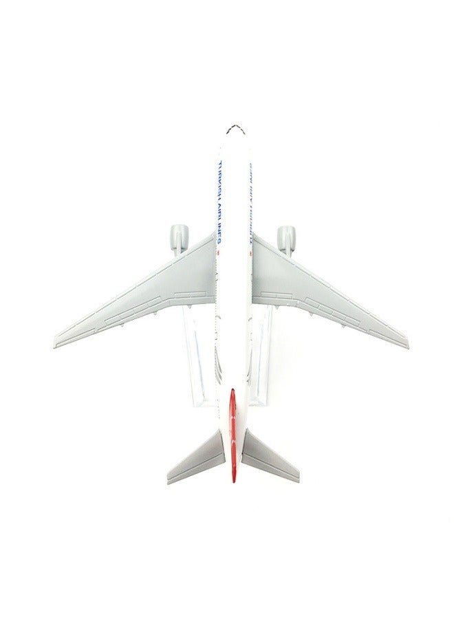 16cm Alloy Airplane Tabletop Display Model 1:400 Scale Turkish Airlines Boeing 777 Airplane Model Decoration Toys Furniture Decorations Collection Gifts - Image 3