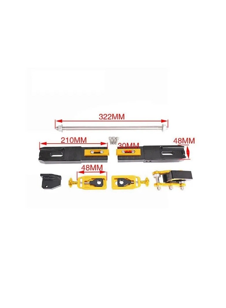 1-Set Motorcycle Rear Fork Extension Stretch Kits for Honda GROM MSX125 2014-2017