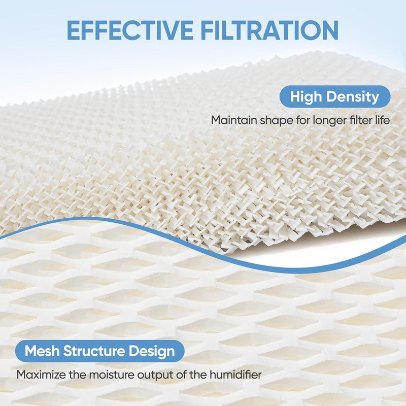 LBLVBNEWD 4 Pack HAC-504 Humidifier Wicking Filter Compatible with Honeywell HCM-350,HCM-300T, HCM-600, HCM-710, HCM-315T,HAC-504 and HAC-504AW Cool Mist Humidifiers, Replacement Filter A - Image 3