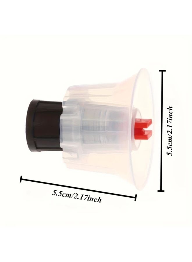 5pcs White Car Wash Foam Nozzle Water Spray Gun For Windscreen With Internal Thread 16mm - Image 2