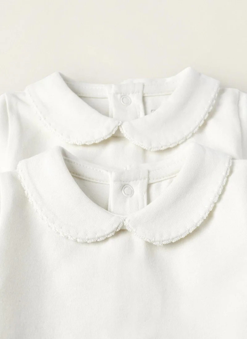 زيبي 2-Pack Cotton Bodysuits for Newborns