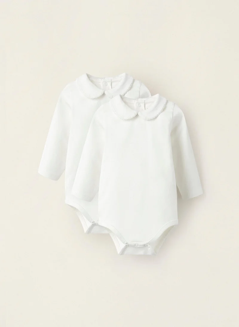 زيبي 2-Pack Cotton Bodysuits for Newborns