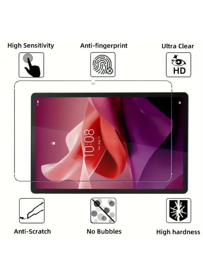 2 Pack Tempered Glass Screen Protector For Xiaoxin Pad Pro 12 7 Inch 2023 HD Anti Scratch Anti Fingerprint Easy Installation - Image 3