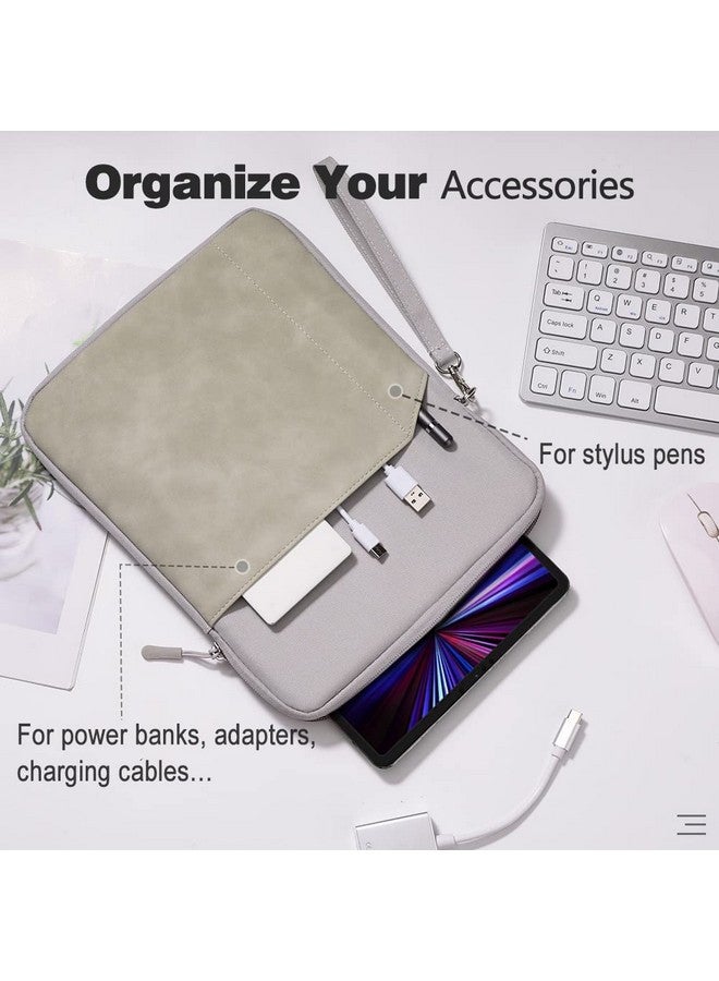 موكا جراب MOCA العالمي للأجهزة اللوحية مقاس 9 - 11 بوصة، جراب متوافق مع iPad 10th 10.9 بوصة 2022/iPad 10.2/Pro 11 M2/iPad 10.2/iPad Air/Air 3 10.5/iPad 9.7، Oneplus Pad، Xiaomi Pad 5، Samsung Galaxy، Oppo، Redmi Pad، Realme Pad X Tab Tablets Bag Sleeves (رمادي فاتح) - Image 2