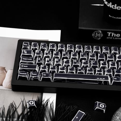 GEKUCAP PBT Keycaps 136 Keys Manga Theme Custom Keycaps Set, Cherry Profile Dye-Sublimation Black Key Caps for 61/64/68/84/87/100/104/108 Cherry Gateron MX Switches Mechanical Keyboard - Image 5