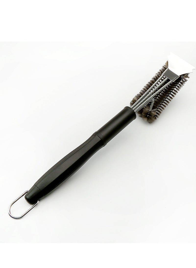 Replaceable spring stainless steel grill brush, barbecue cleaning brush, barbecue brush, BBQ tool  - Image 1