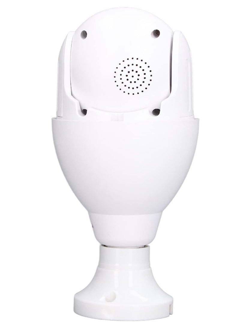 Surveillance Camera, Remote Viewing Motion Tracking Bulb Camera for Indoor