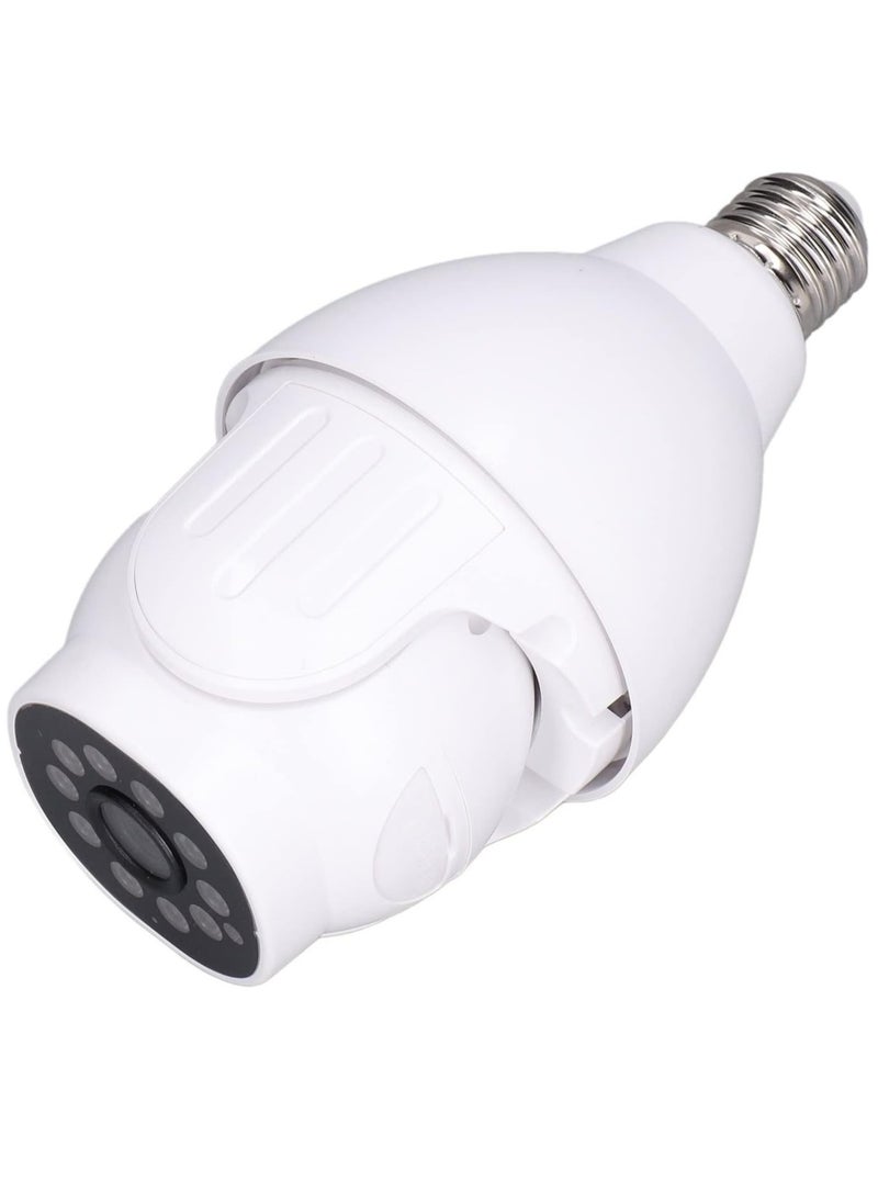 Surveillance Camera, Remote Viewing Motion Tracking Bulb Camera for Indoor
