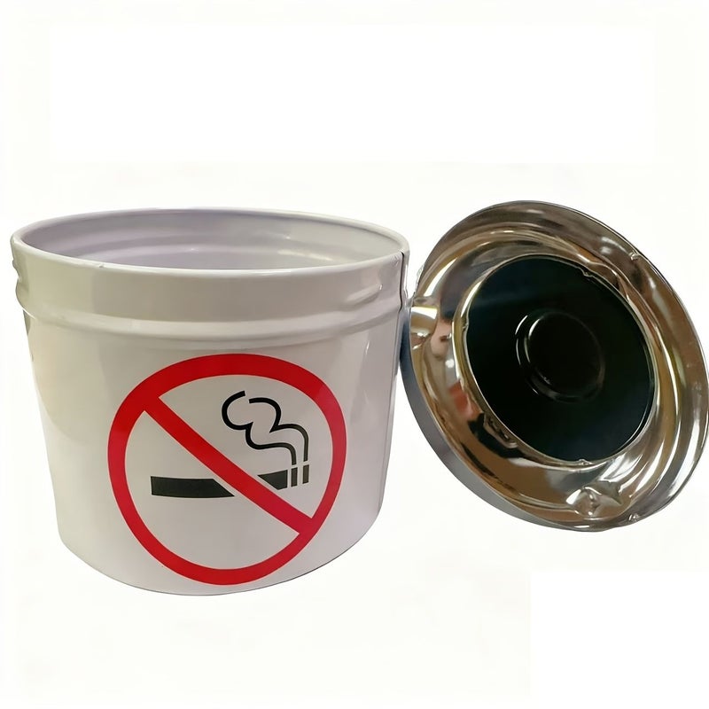 Creative Metal Push to Rotate Ashtray 9cm - Image 5