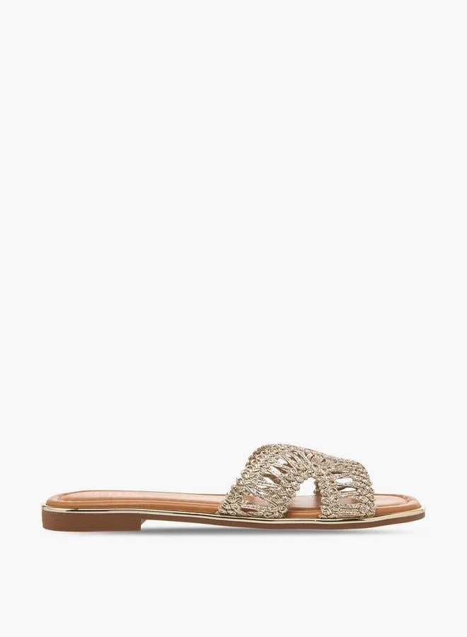 Women Woven Strap Sandals