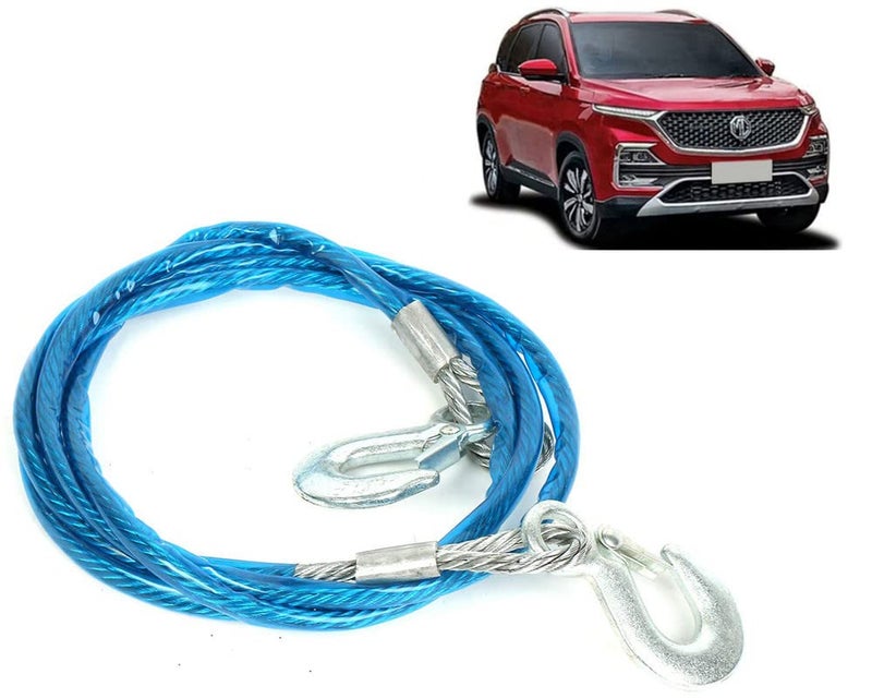 Selifaur - 12mm Heavy Duty 3Mtr 8000kgs Car Auto Full Steel Towing Tow Cable Rope for MG Hector - Image 3