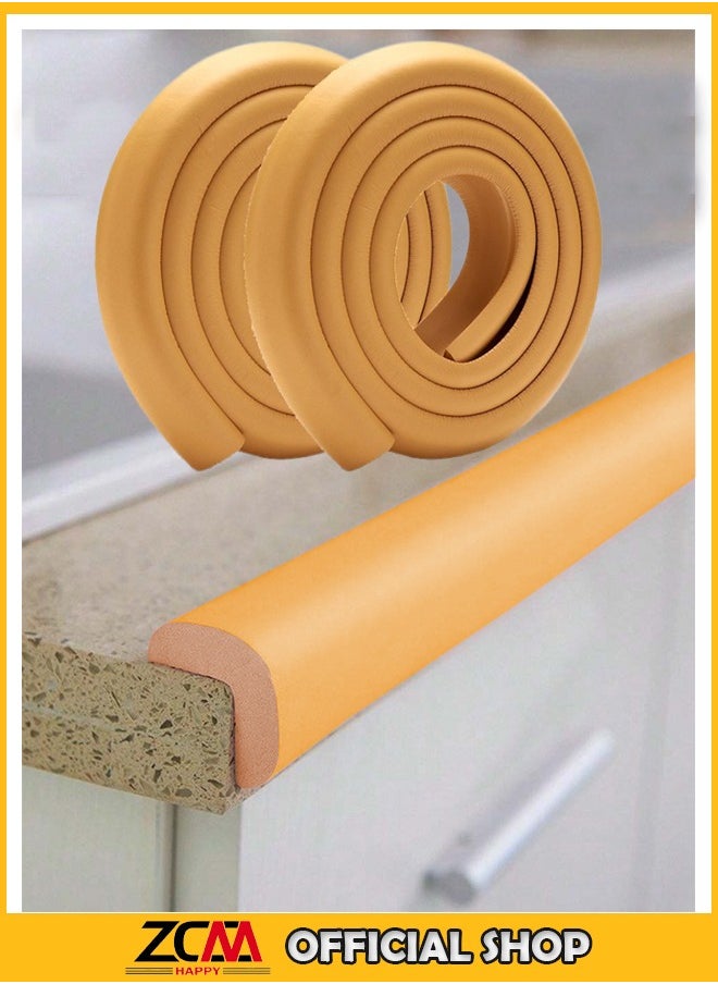 ZCM-HAPPY 2-Piece Baby Proof Edge and Corner Guards – Soft Foam Furniture Safety Protectors for Tables & Edges – Childproofing Bumper Protectors for Ultimate Toddler Safety  - Image 1