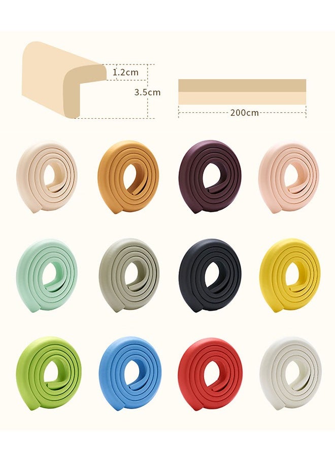 ZCM-HAPPY 2-Piece Baby Proof Edge and Corner Guards – Soft Foam Furniture Safety Protectors for Tables & Edges – Childproofing Bumper Protectors for Ultimate Toddler Safety  - Image 4