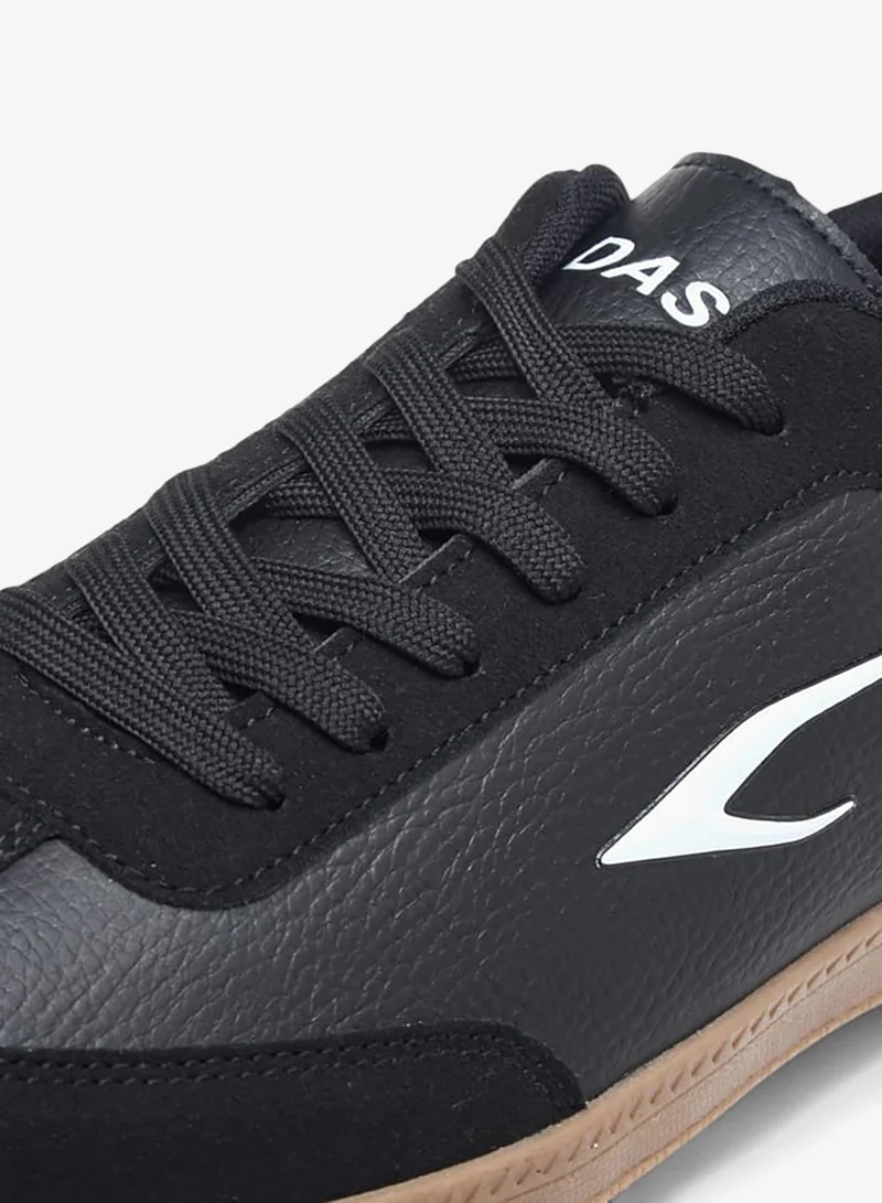Dash Men Panelled Sneakers with Lace-Up Closure