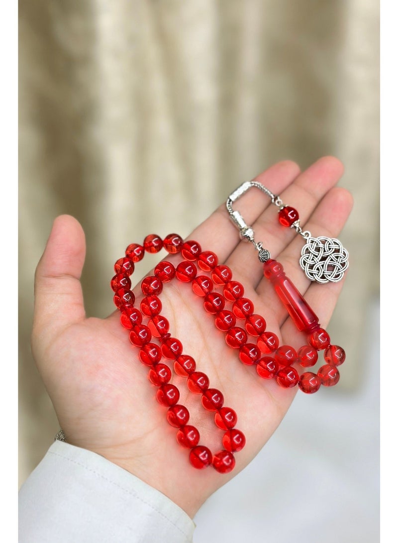 NAMAT High Quality Resin Bakelite PrayerBead 45 Beads Count with stainless steel tassel - Image 1