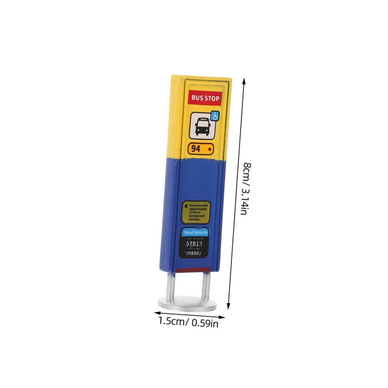Wakauto Traffic Signs Playset Educational Toy For Road Safety Learning Sand Table Props - Image 3