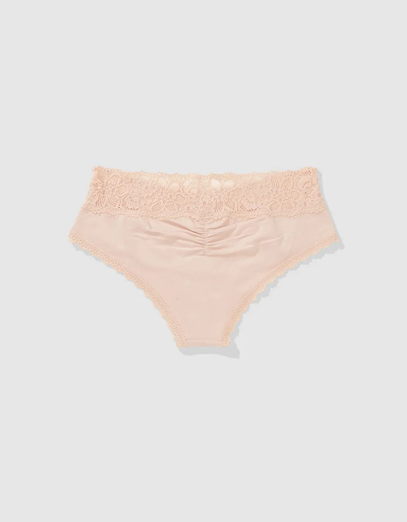 Aerie Superchill Cotton Eyelash Lace Cheeky Underwear