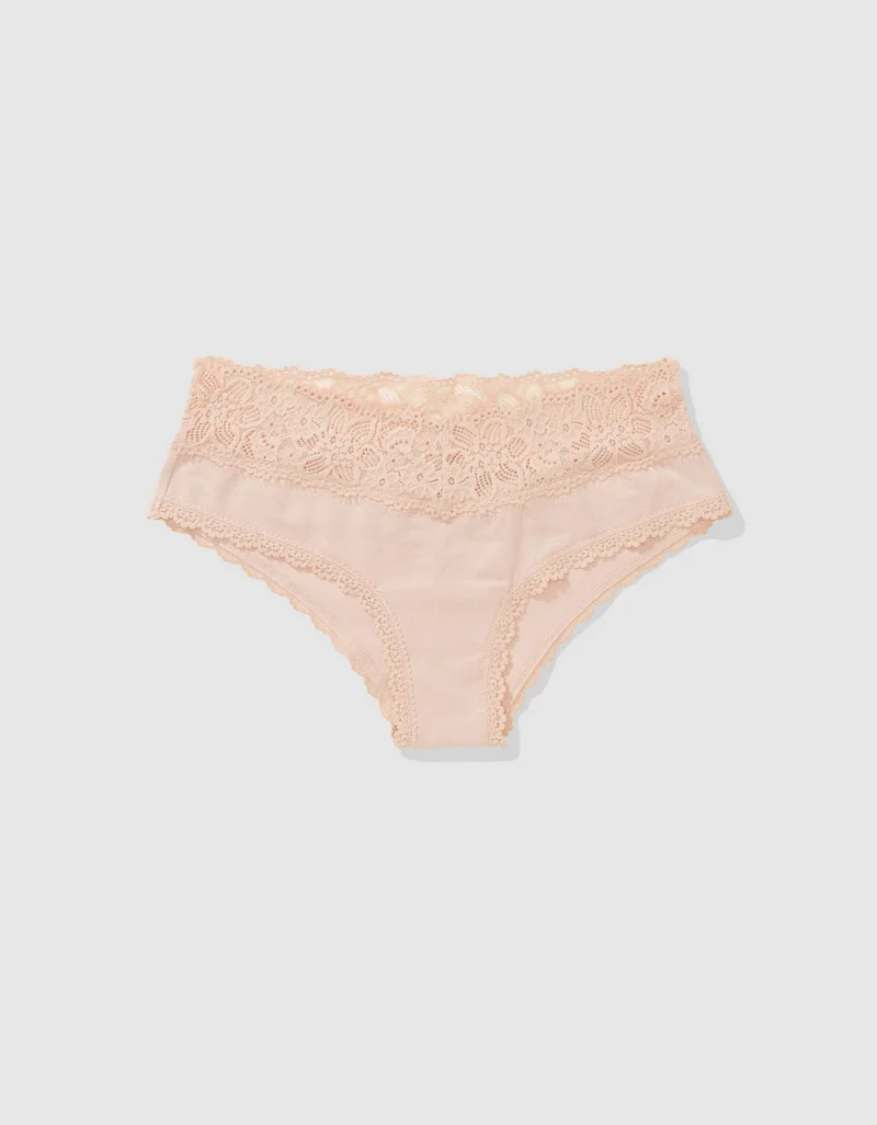 Aerie Superchill Cotton Eyelash Lace Cheeky Underwear