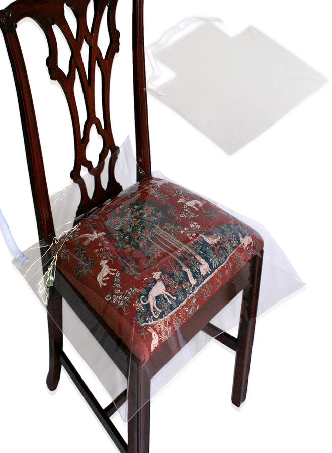 لامينيت واقي مقعد الكرسي الجديد والمُحسّن من لامينت، فائق المتانة، مقاوم للماء والانسكاب، قابل للإزالة، مصنوع من بلاستيك شفاف كريستالي، قابل للتعديل، حاصل على براءة اختراع - يناسب مقاعد الكراسي حتى مقاس 21 بوصة × 21 بوصة - طقم من 4 قطع - Image 3